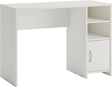 Sauder Beginnings Desk, L: 40.39" x W: 17.48" x H: 28.82", White Finish | Amazon (US)