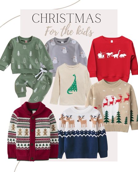 Boys Christmas sweaters 

Christmas outfits for boys, Christmas print sweater, baby Christmas outfit, 

#LTKGiftGuide #LTKbaby #LTKkids