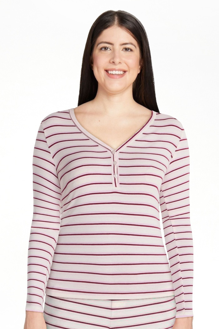 No Boundaries Cloud Core Henley Sleep Shirt, Women's XXS-3X | Walmart (US)