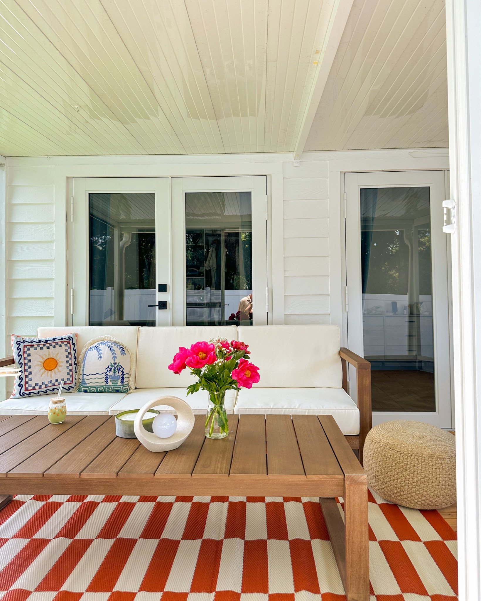 our back porch transformation 🧡 everything is linked! // outdoor furniture, patio furniture, porch decor, home decor

#LTKHome