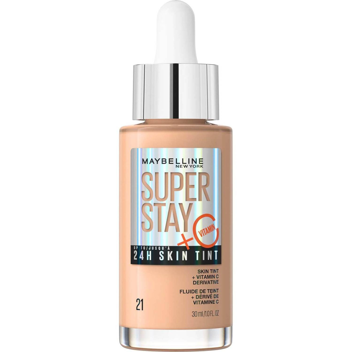 Maybelline Super Stay up to 24H Skin Tint Foundation + Vitamin C 30ml (Various Shades) | Look Fantastic (ROW)