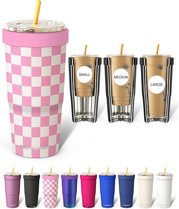 Frost Buddy Togo Buddy 30 oz Stainless Steel Vacuum Insulated Tumbler To Go Coffee Cup - Iced Cof... | Amazon (US)