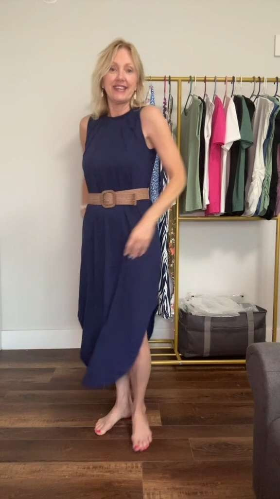 Details of my Zeagoo maxi and how it looks with a belt! 

 #LTKSummerEdit #LTKPetite #LTKStyleTip