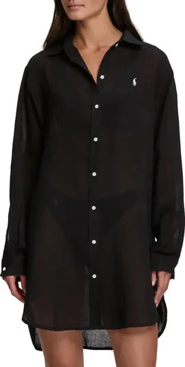 Boyfriend Long Sleeve Cover-Up Tunic | Nordstrom