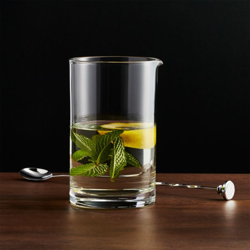 Cocktail Mixing Glass + Reviews | Crate & Barrel | Crate & Barrel
