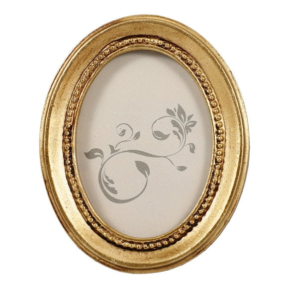 HOMEMAXS  Antique Gold Picture Frame Oval Vintage Retro Background Wall Decoration | Walmart (US)