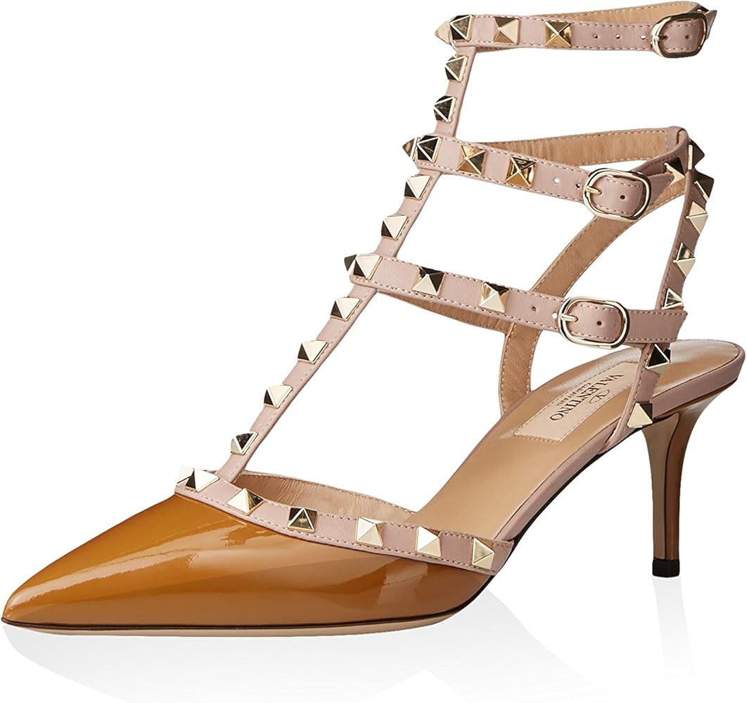 Valentino Women's Rockstud Ankle Strap Pump | Amazon (US)