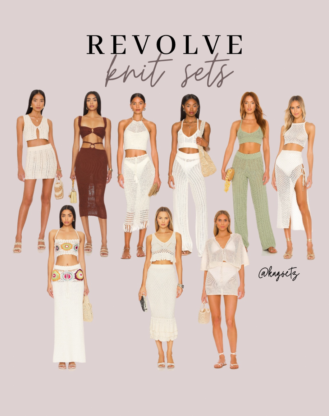 REVOLVE: Crochet + knit sets

LSPACE
Lovers And Friends
MORE TO COME
Tularosa
Camila Coehlo
BEACH RIOT
House of Harlow 1960

#revolve #crochet #knitwear #twopieceset #vacation #LTKtravel #LTKswim

#LTKFestival #LTKSeasonal #LTKstyletip