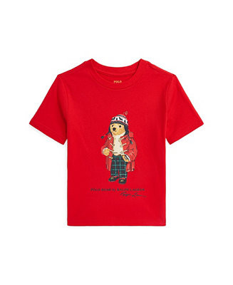 Toddler and Little Boys Polo Bear Cotton Jersey Tee | Macy's