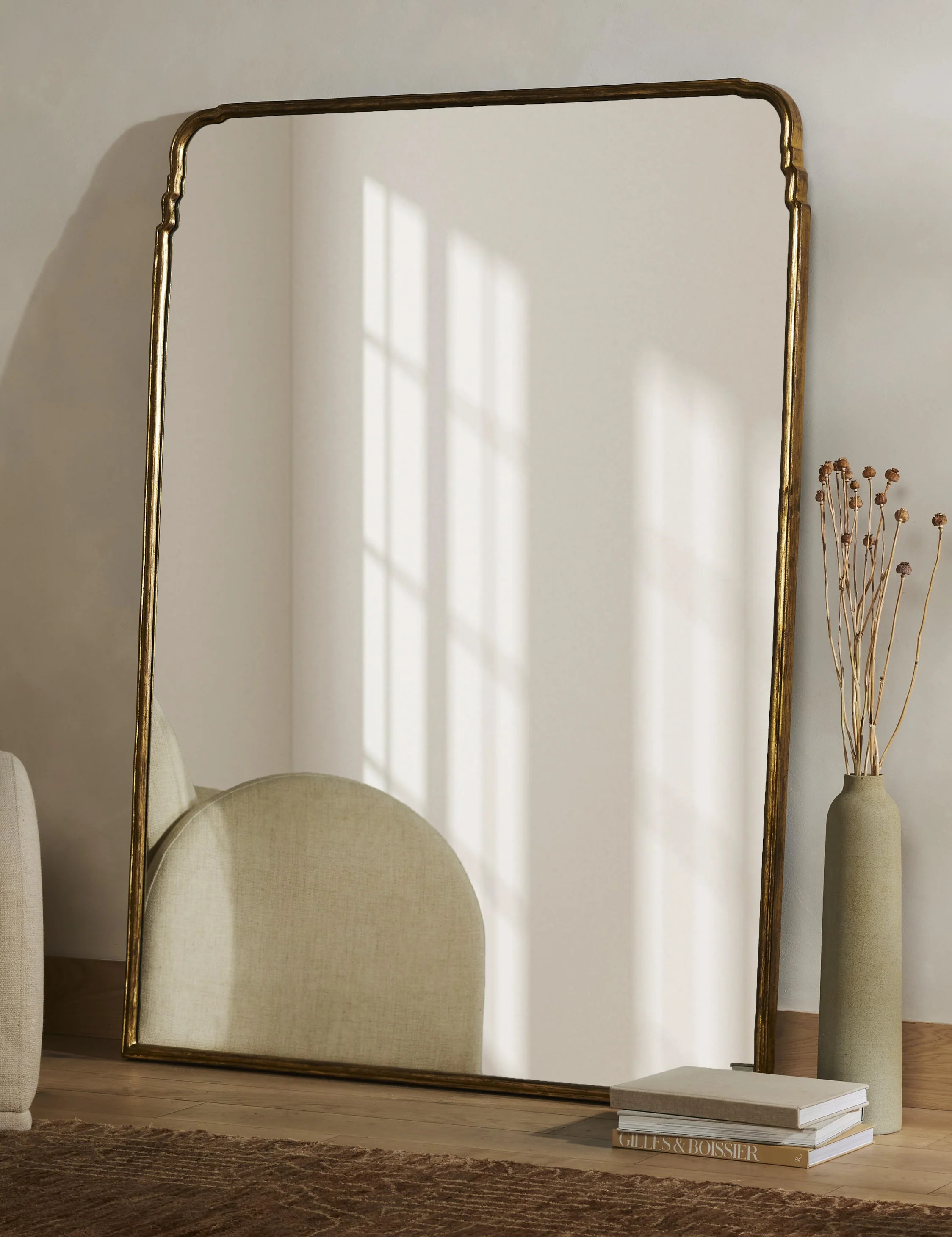 Teresa Full Length Mirror, Gold | Lulu and Georgia 