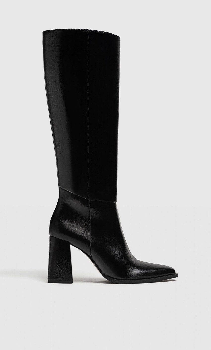 Heeled boots - Women's Boots and ankle boots | Stradivarius United Kingdom | Stradivarius (UK)