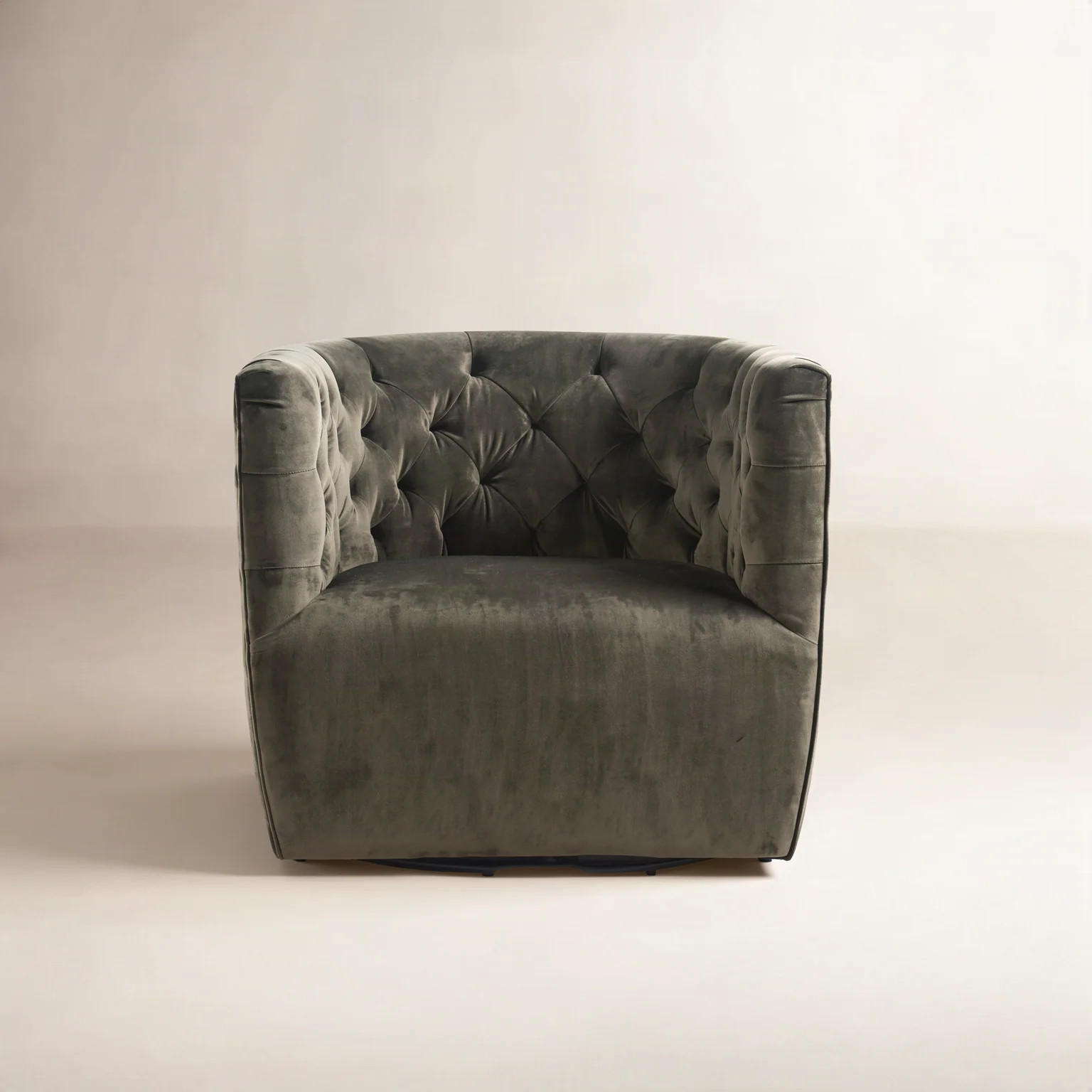 Bari Upholstered Swivel Barrel Chair | Joss & Main