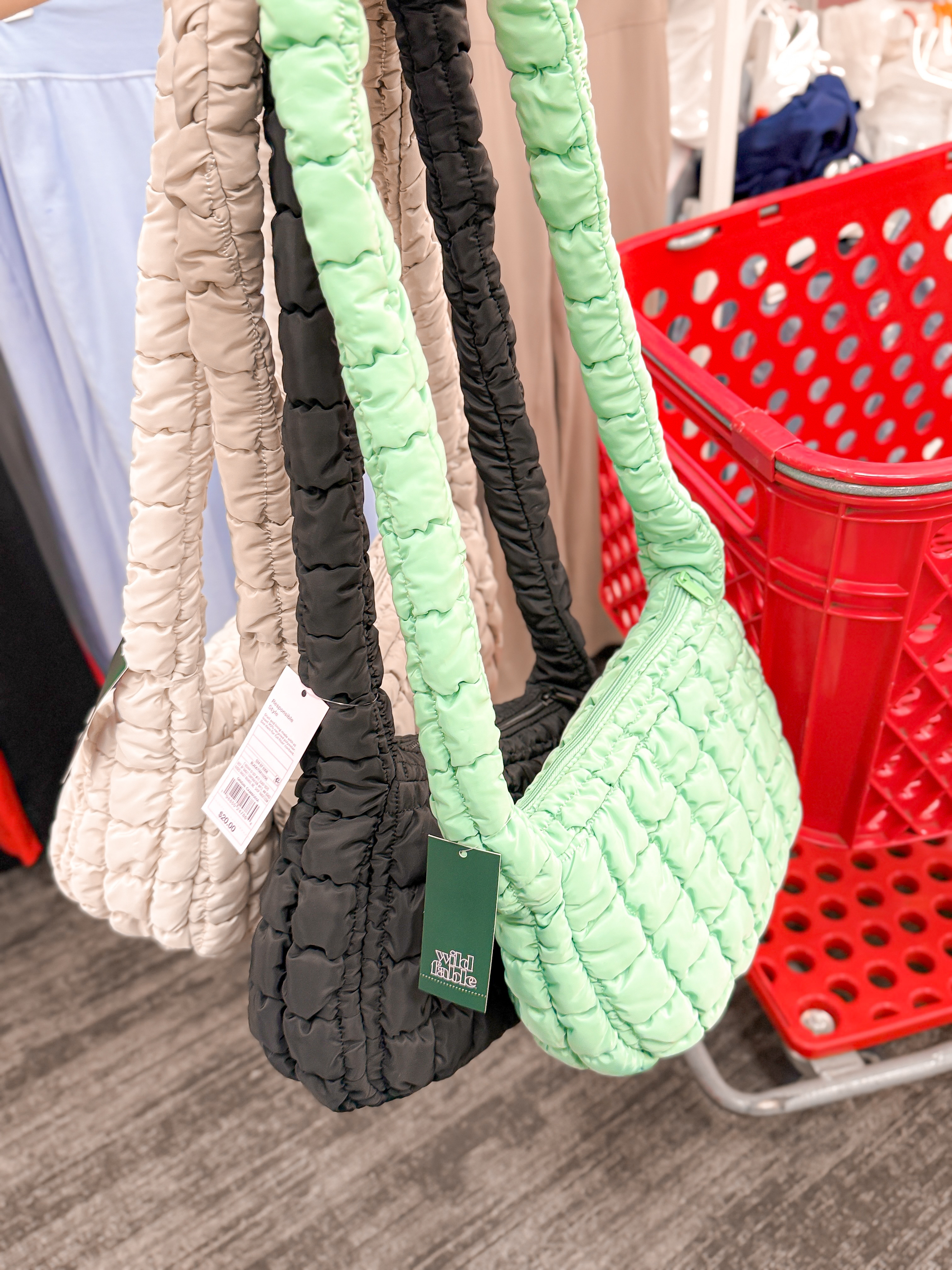 Puffer bags at Target! 

#LTKFindsUnder50 #LTKStyleTip
