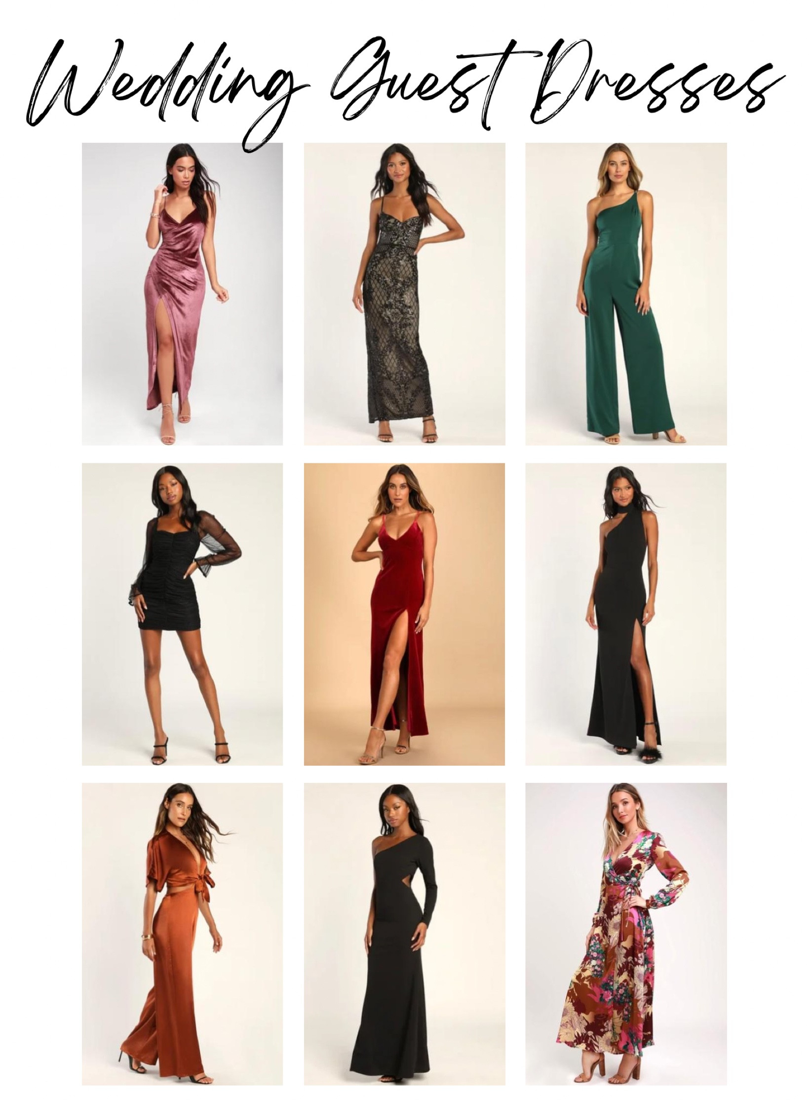 #weddingguestdress #dress #jumpsuit #longsleevedress #weddingguest #fallwedding #fallweddingguestdress

#LTKwedding #LTKSeasonal #LTKunder100