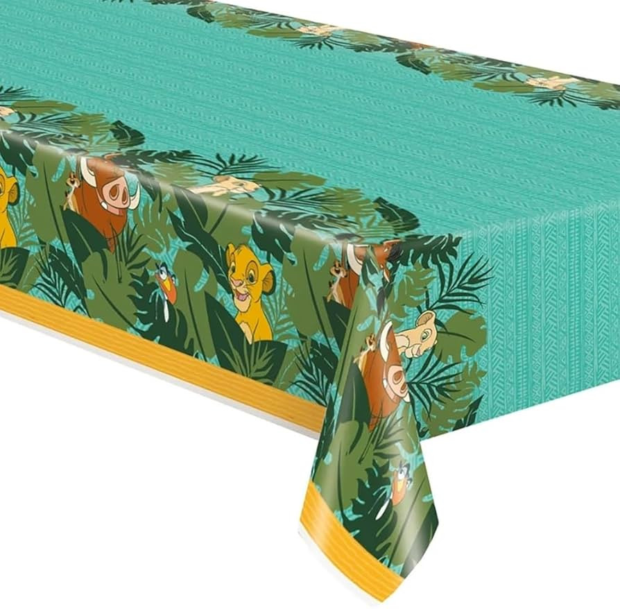 Unique Disney Lion King Rectangular Plastic Table Cover 54" x 84" 1 Pc | Amazon (CA)