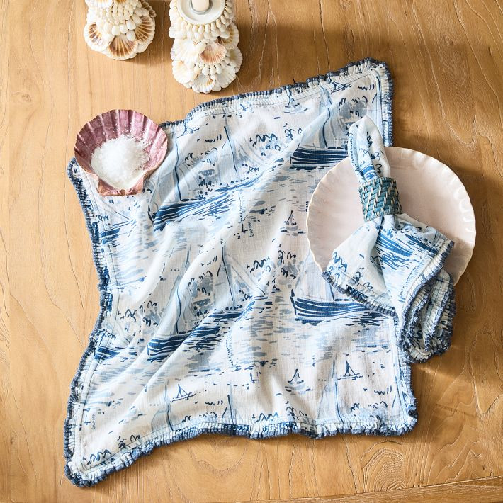 Maren Sailboat Napkins | GreenRow