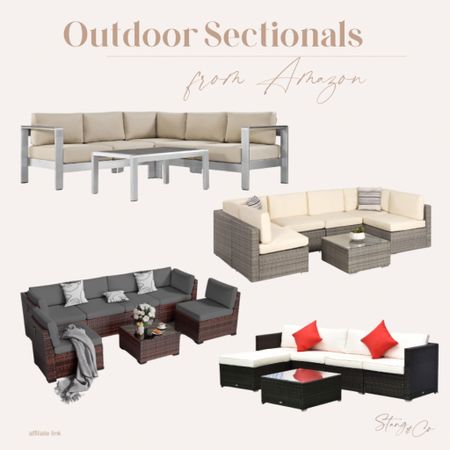 Outdoor sections from Amazon. 

Patio decor, outdoor furniture, patio inspiration, Amazon home

#LTKhome #LTKstyletip #LTKSeasonal