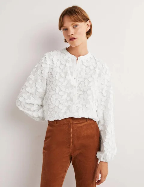 Textured Popover Blouse | Boden (UK & IE)