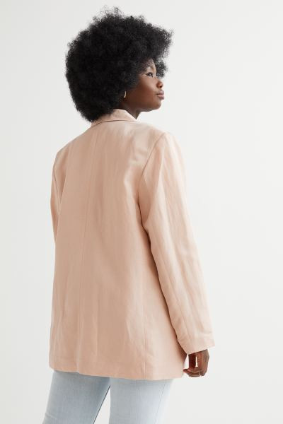 Oversized Linen-blend Jacket | H&M (US + CA)