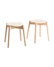 Set Of 2 Pike Accent Stools | TJ Maxx