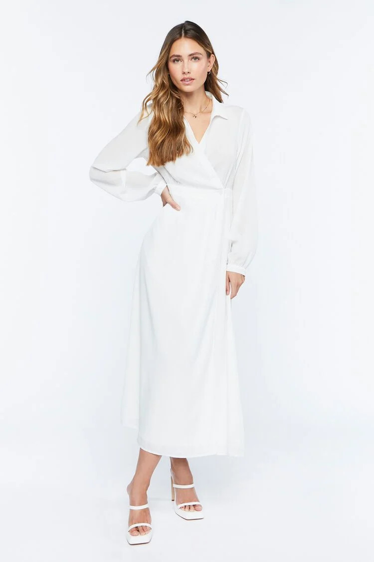 Collared Wrap Maxi Dress | Forever 21 (US)
