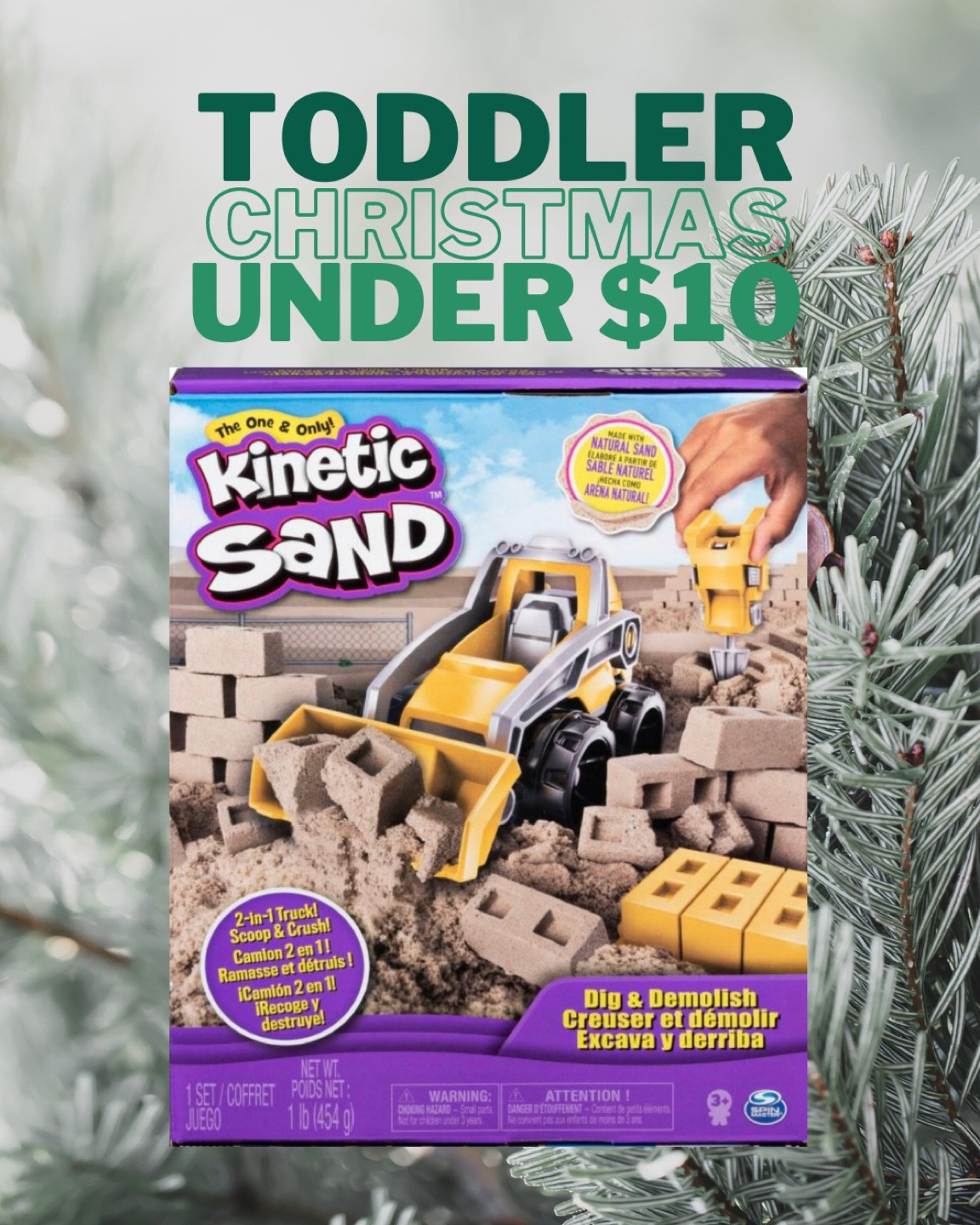 Keep your toddler busy for hours with Kinetic Sand! 
Sensory toy, toddler Christmas, boy gifts, kids gift under $10, Black Friday deal, Target deal, white elephant, dirty sand, gift exchange, gifts for boys and girls, construction toys.

#LTKGiftGuide #LTKCyberWeek #LTKkids