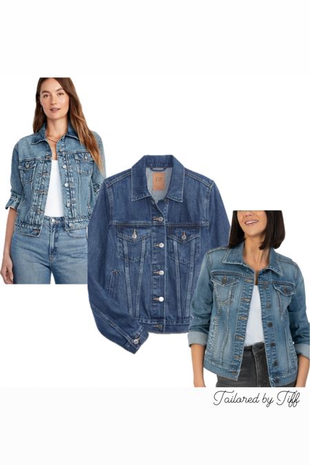 These denim jackets are perfect for Spring/Summer. I own the Gap one in a Small and the Old Navy in a XS. Perfect for layering at night or when in a cold store  

#LTKsalealert #LTKSpringSale #LTKfindsunder100