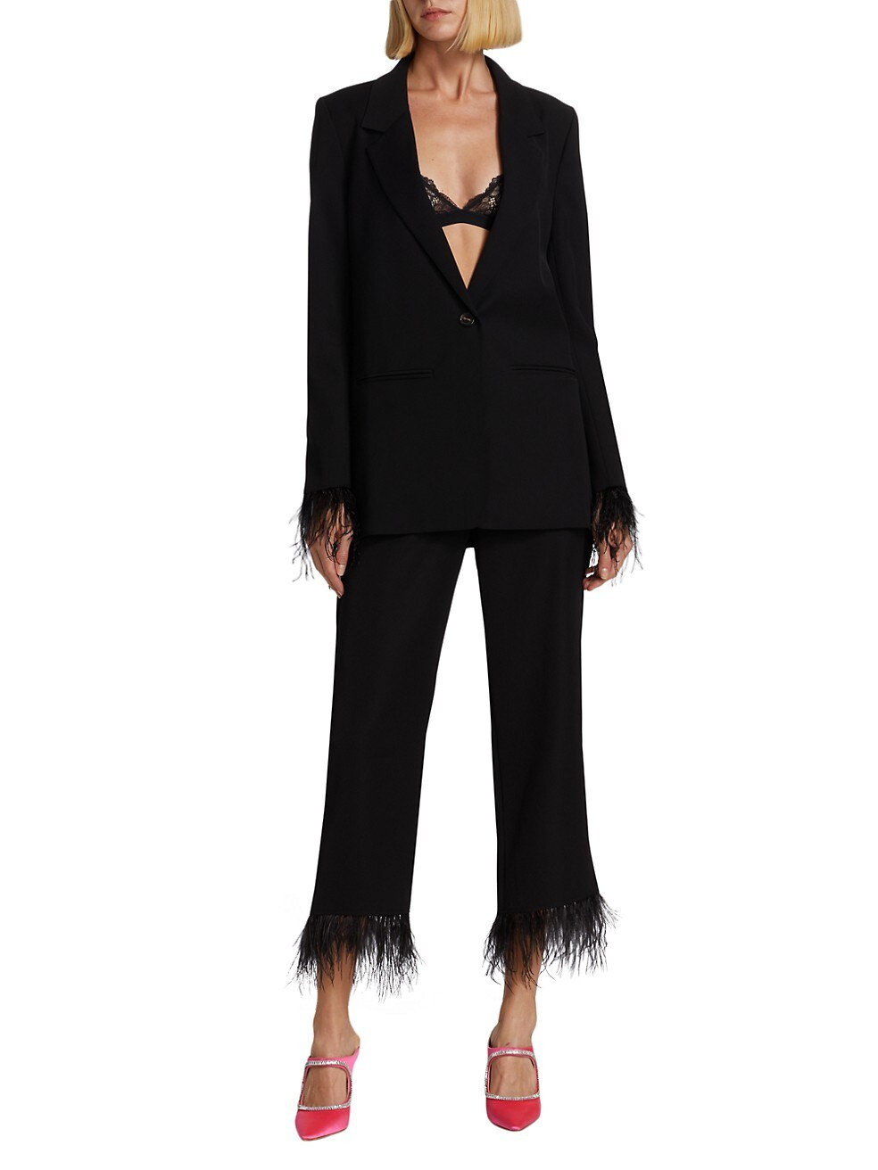 Romee Feather Blazer | Saks Fifth Avenue