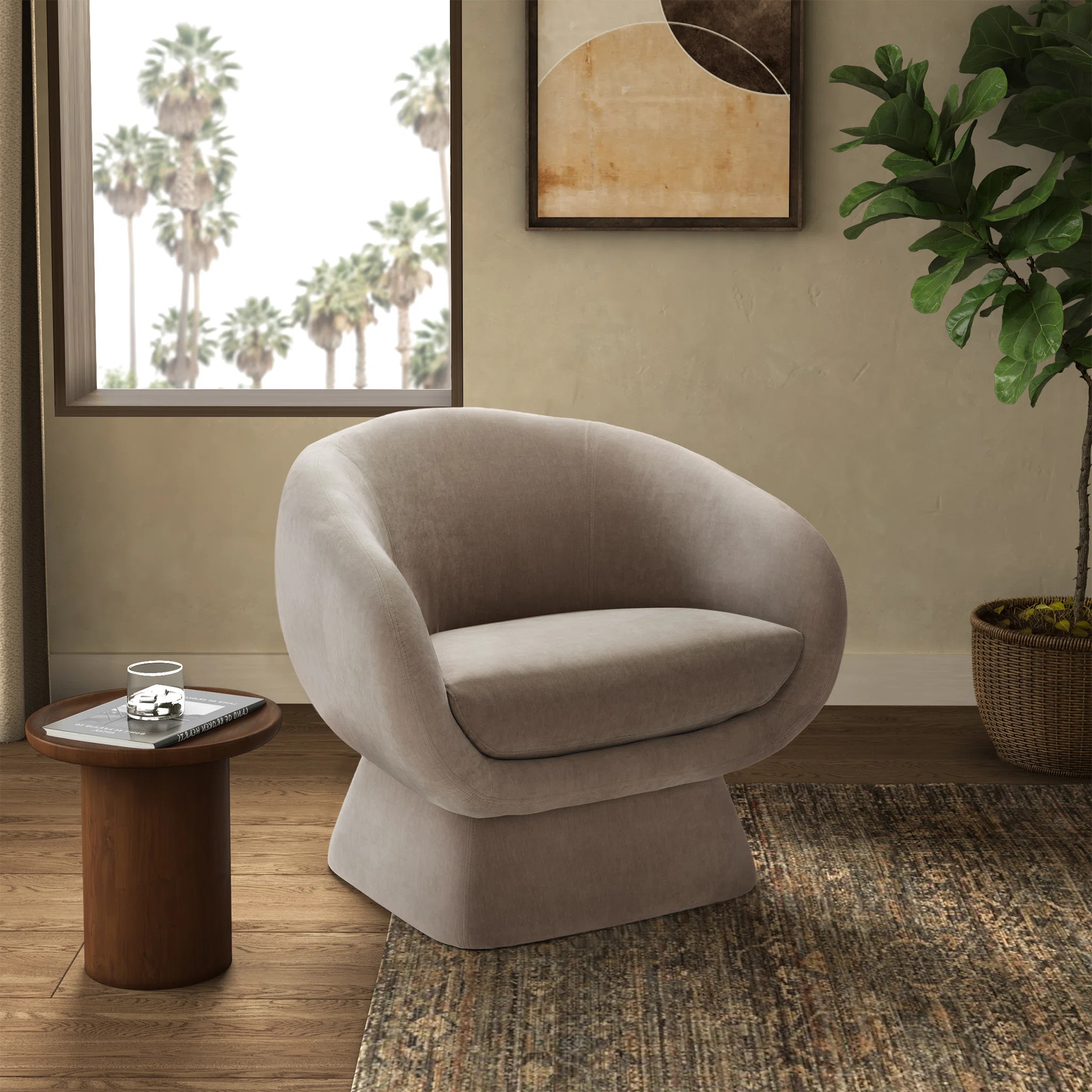Genata Upholstered Barrel Chair | Wayfair North America