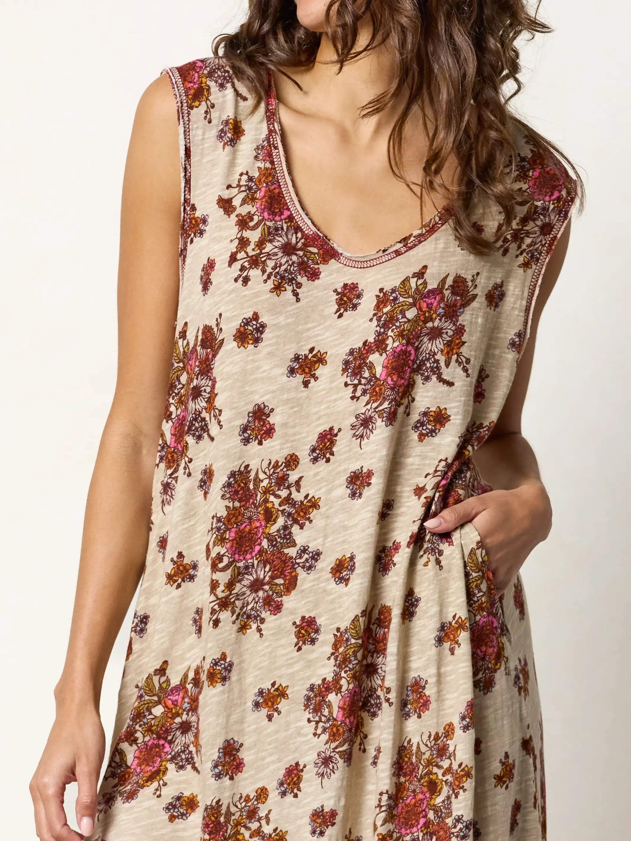 Hangout Cotton Midi Dress | Natural Life