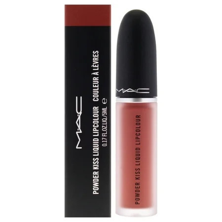 MAC Powder Kiss Liquid Lipcolor - 989 Mull It Over 0.17 oz Lipstick | Walmart (US)