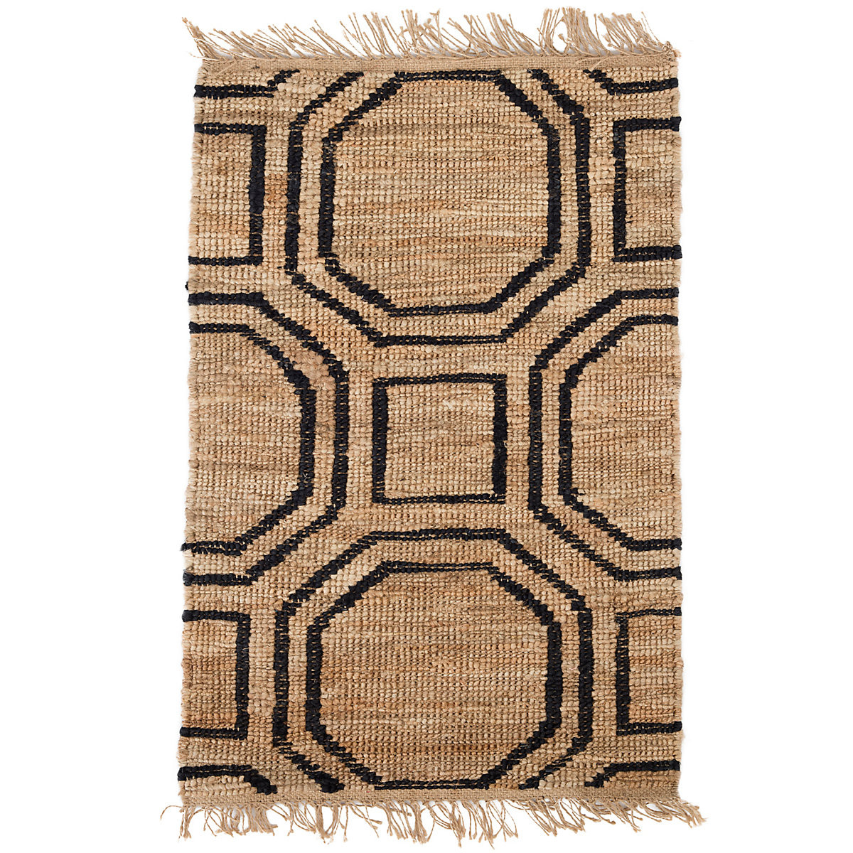 Hexile Hand Knotted Jute Rug | Dash &amp; Albert | Annie Selke