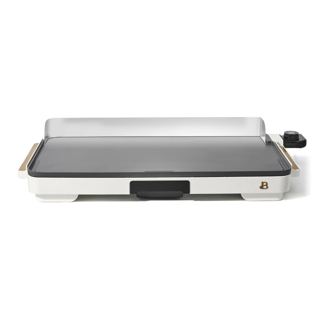 Beautiful XL Electric Griddle 12" x 22" Non-Stick, White Icing by Drew Barrymore - Walmart.com | Walmart (US)
