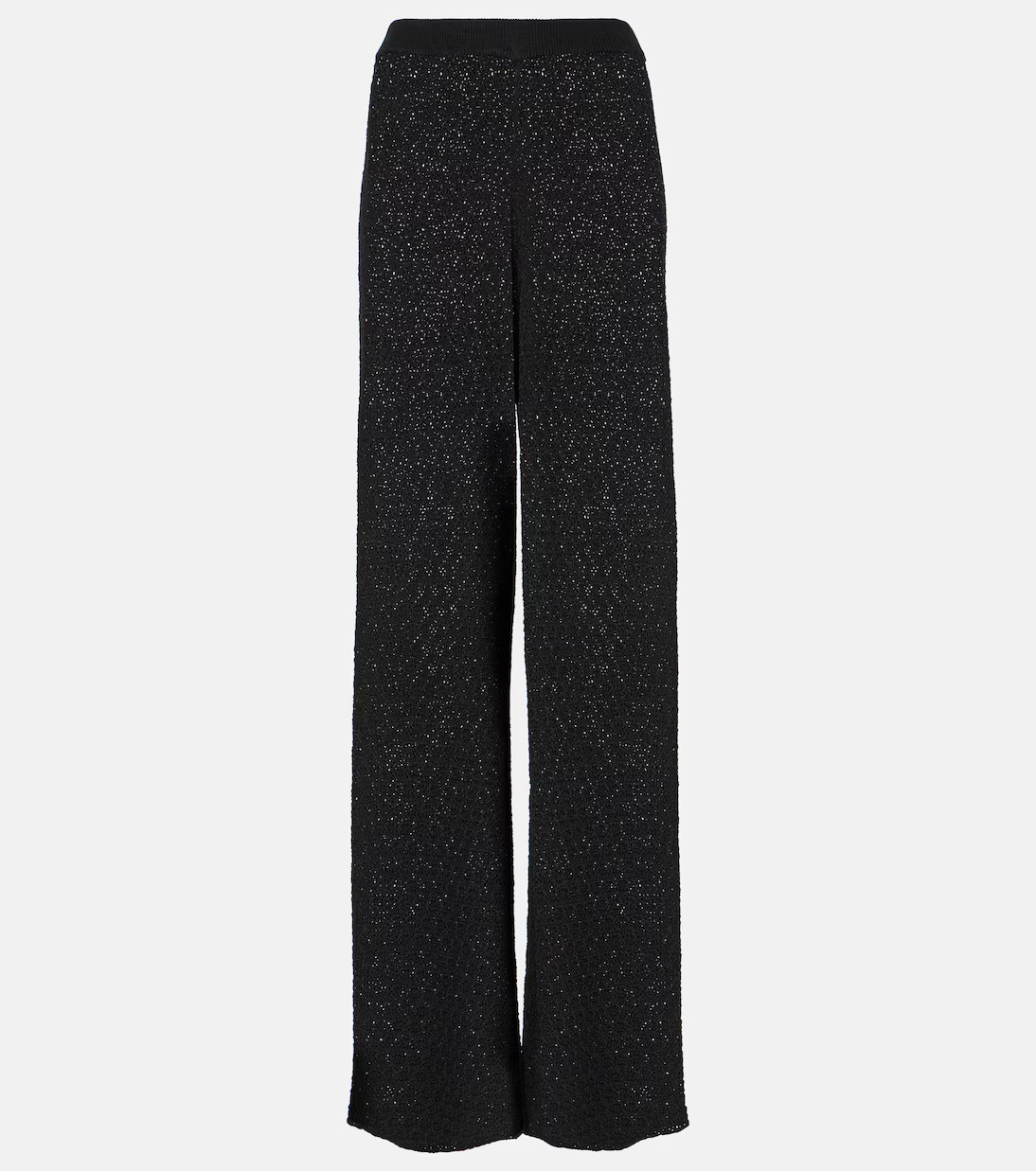 Crochet high-rise wide-leg pants | Mytheresa (US/CA)