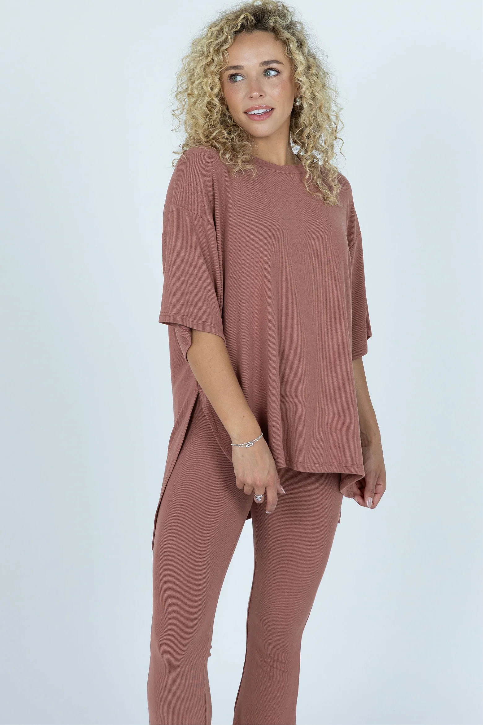 All Weekend Long Pant Set Make Me Blush | The Foxy Kind
