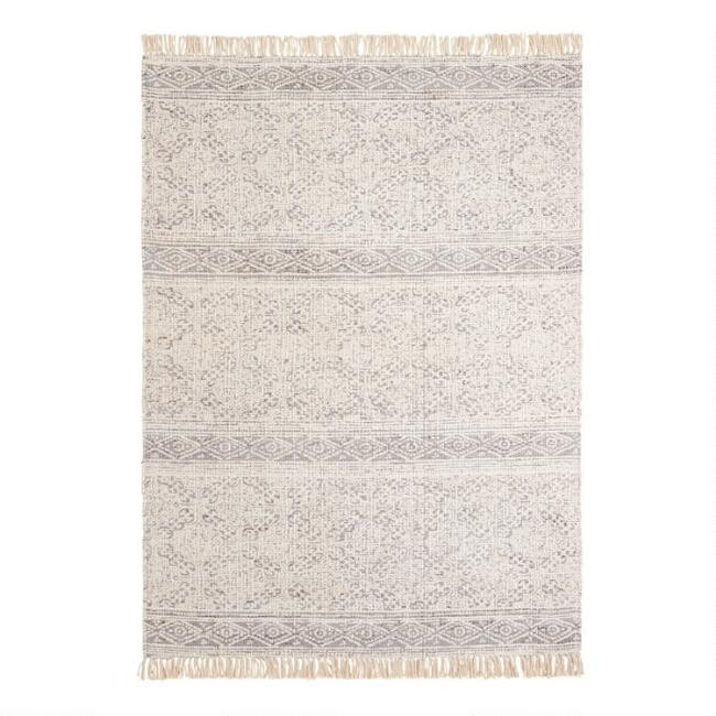 Persian Style Woven Jute Pacifica Rug with Backing | World Market