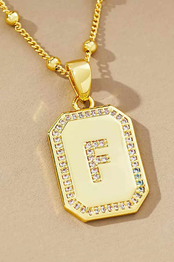 Sur 2.0 Monogram Pendant Necklace | Anthropologie (US)