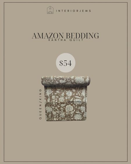 Amazon can quilt at an amazing price, fits a king or queen, bed, brown, floral, quilt, handmade quilt, one of a kind bedding from Amazon, bed blanket

#LTKhome #LTKsalealert #LTKstyletip