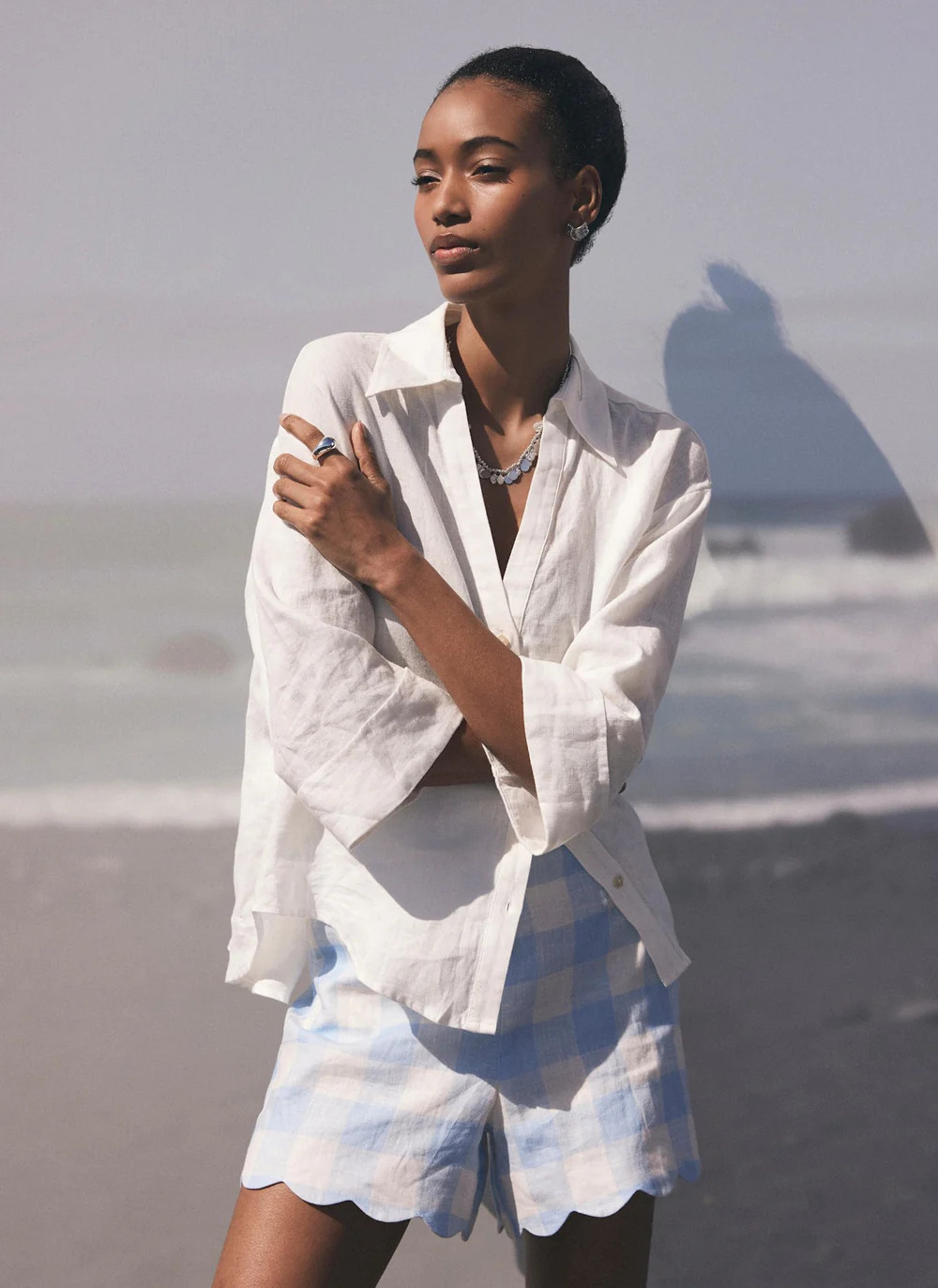 White Linen Resort Shirt | Mint Velvet