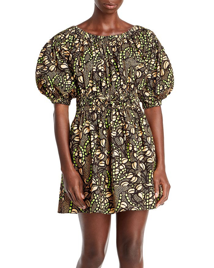 Maya Cotton Puffed Sleeve Dress | Bloomingdale's (US)
