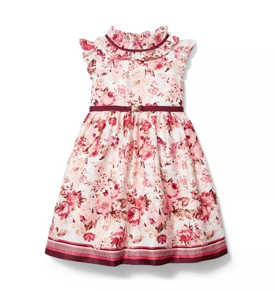 Floral Flutter Sleeve Dress | Janie and Jack