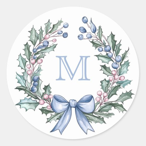 Chinoiserie Pagoda Christmas Return Address Classic Round Sticker | Zazzle | Zazzle