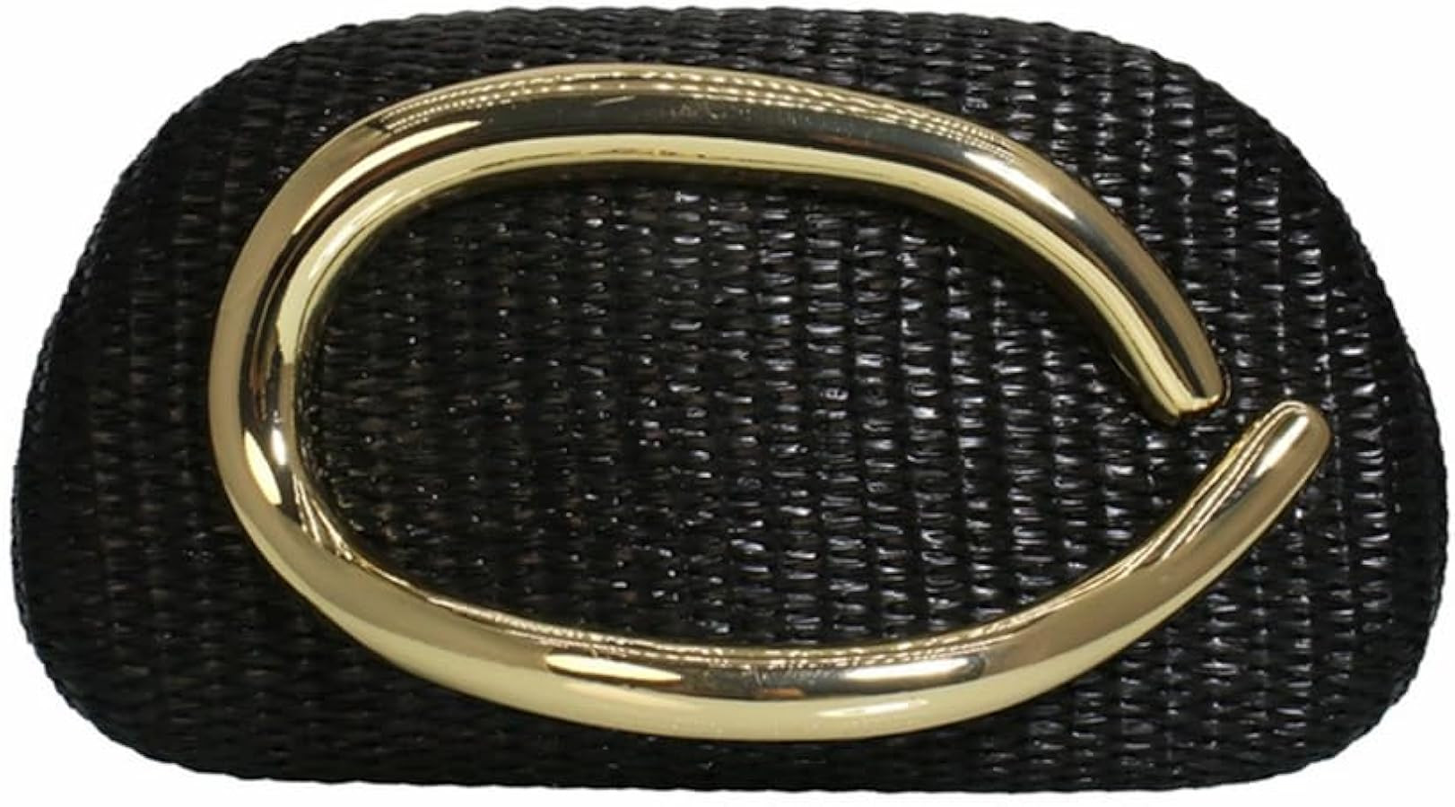 Trendy Metal Handle Straw Clutch Purse for Women Summer Woven Beach Purse Chain Crossbody Shoulde... | Amazon (US)