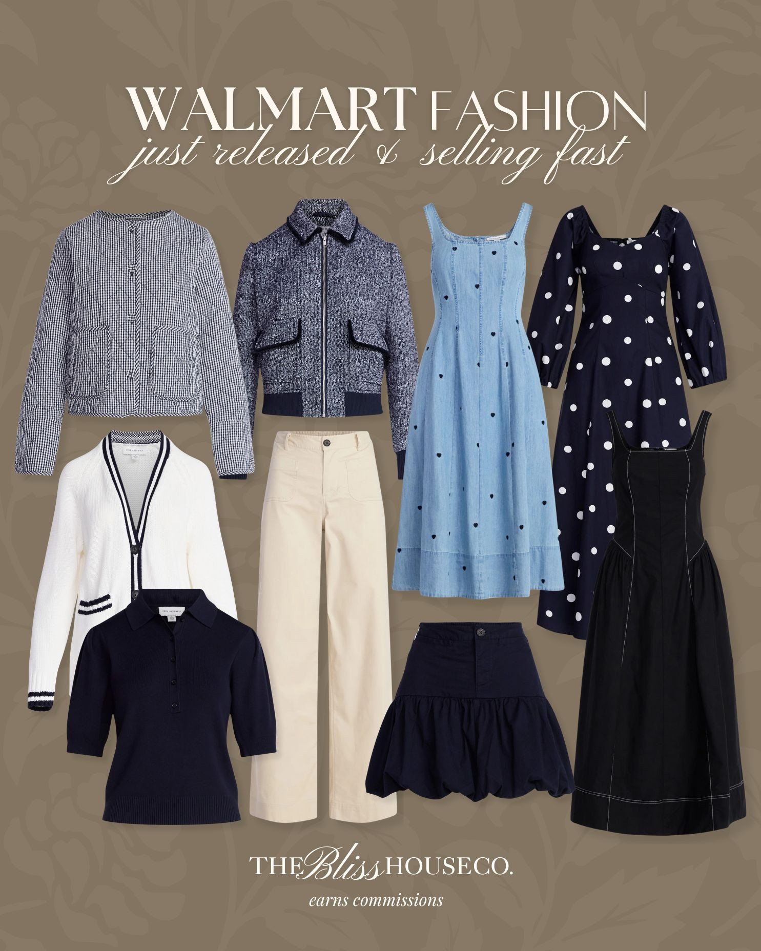 Walmart new fashion arrivals! 

Look for less, dresses, jackets, sweater, preppy style, classic look, spring fashion finds, trending, polka dot, affordable women's clothing, Walmart fashion
 

 #LTKootd #LTKFindsUnder50 #LTKWorkwear