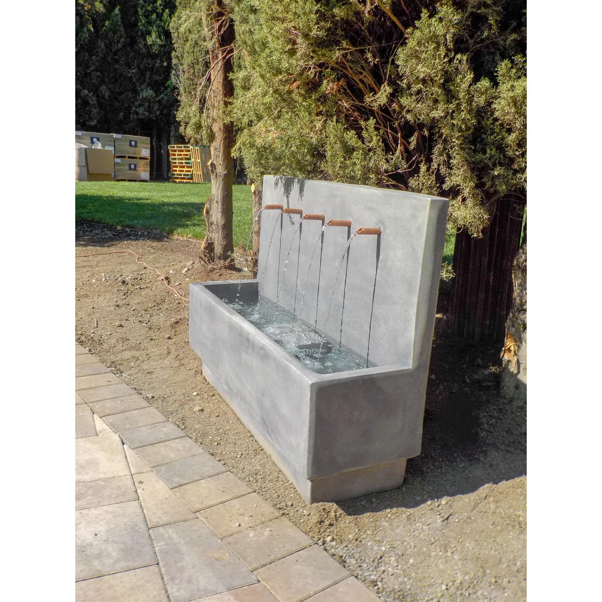 Suni Hand Crafted Weather Resistant Wall Base Fountain | Wayfair North America