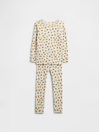 Kids & babyGap 100% Organic Cotton Snacktime PJ Set | Gap Factory