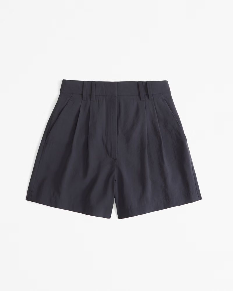 A&F Sloane Tailored Cupro Short | Abercrombie & Fitch (US)