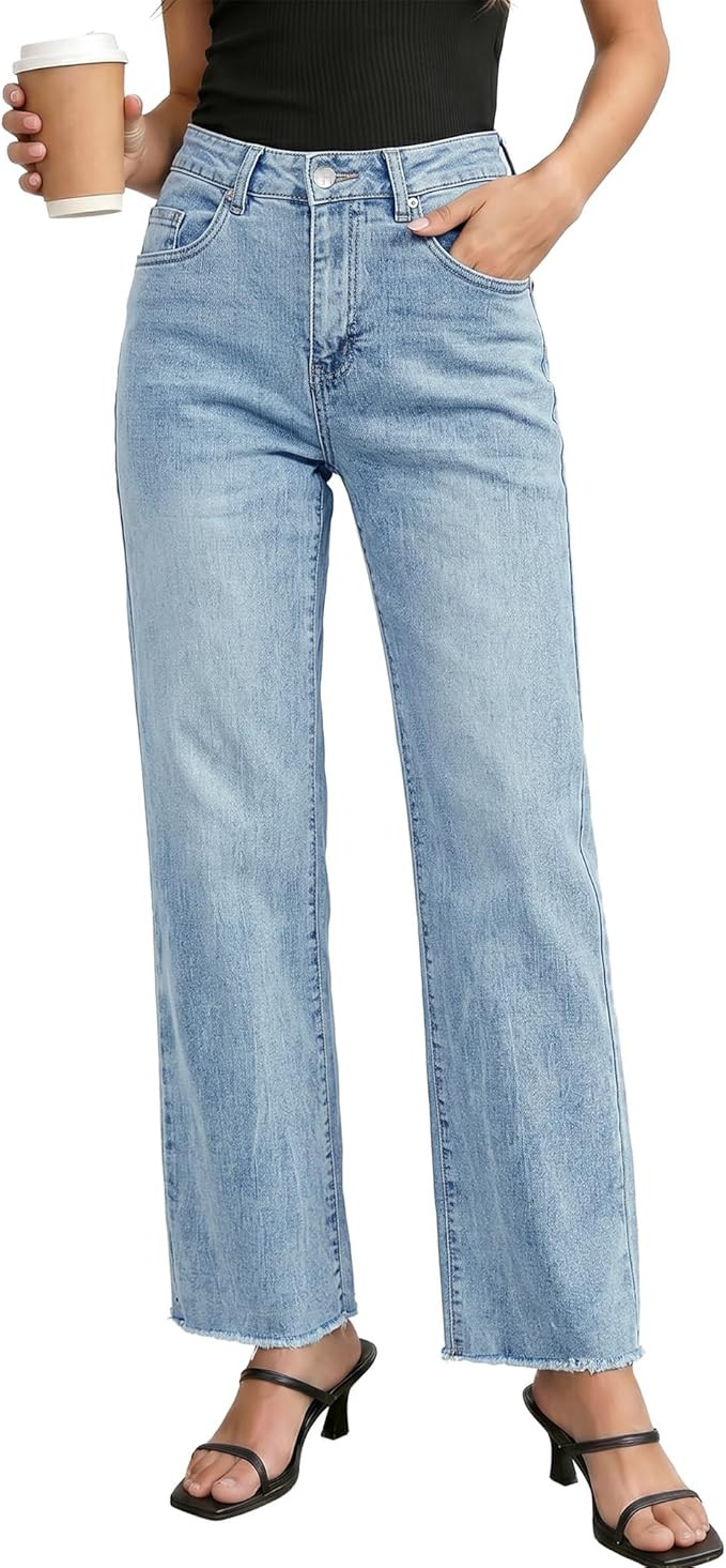 GRAPENT Women Clothes Womans Clothing Work Clothes for Women Ice Blue X-Small Fits US Size 0 to 2... | Amazon (US)