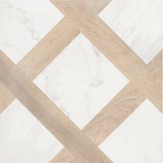 MSI Marble Wood White 10 in. x 10 in. Matte Porcelain Floor and Wall Tile (13.44 sq. ft./Case) NH... | The Home Depot