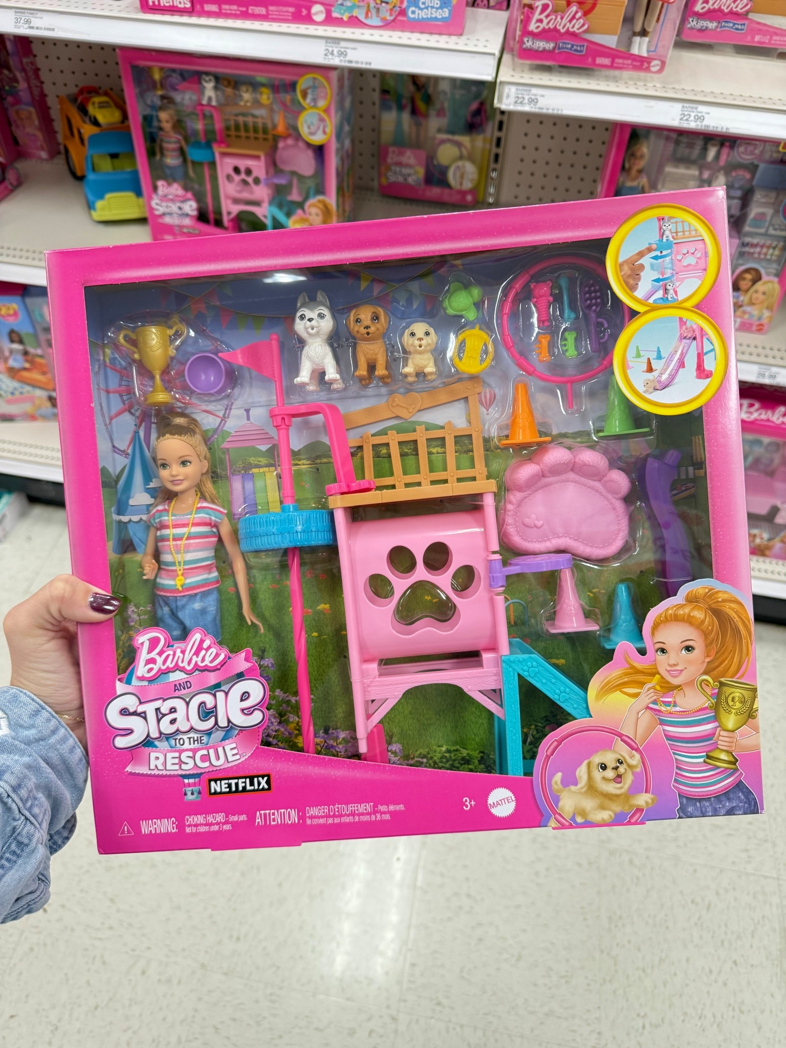 Barbie and Stacie to the Rescue Puppy Playground Playset with Doll, 3 Pet Dog Figures, & Accessories

#LTKGiftGuide #LTKKids #LTKHoliday